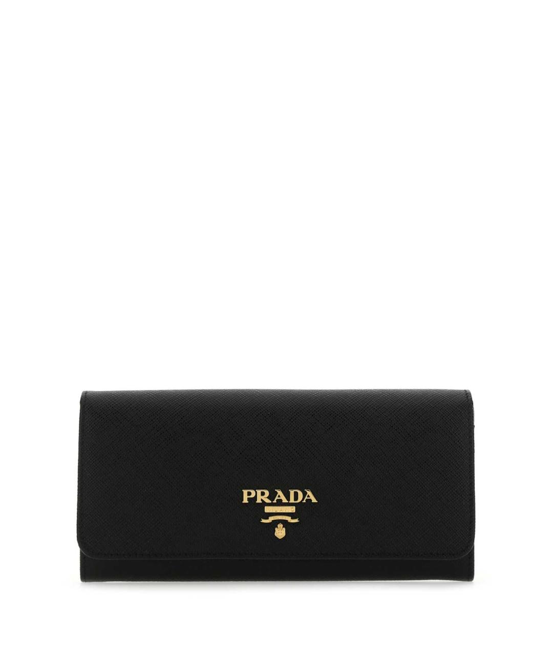 PRADA Черный кожаный кошелек, фото 1