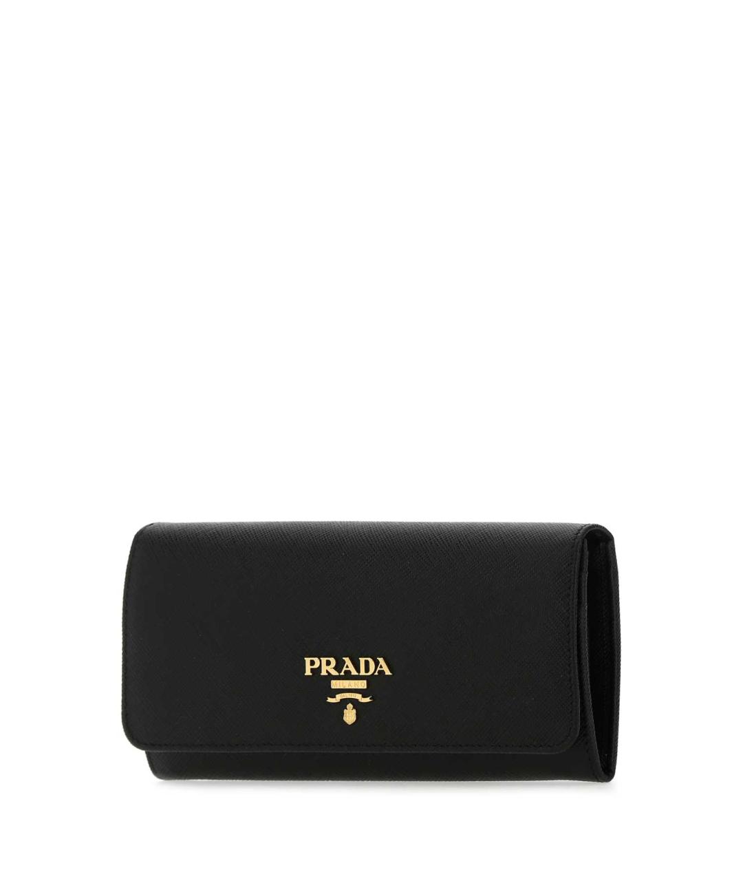 PRADA Черный кожаный кошелек, фото 2