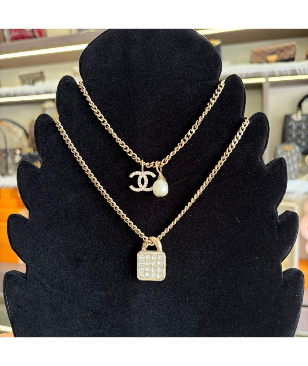 CHANEL Золотое колье, фото 2