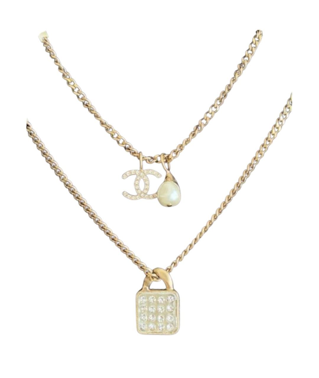 CHANEL Золотое колье, фото 1
