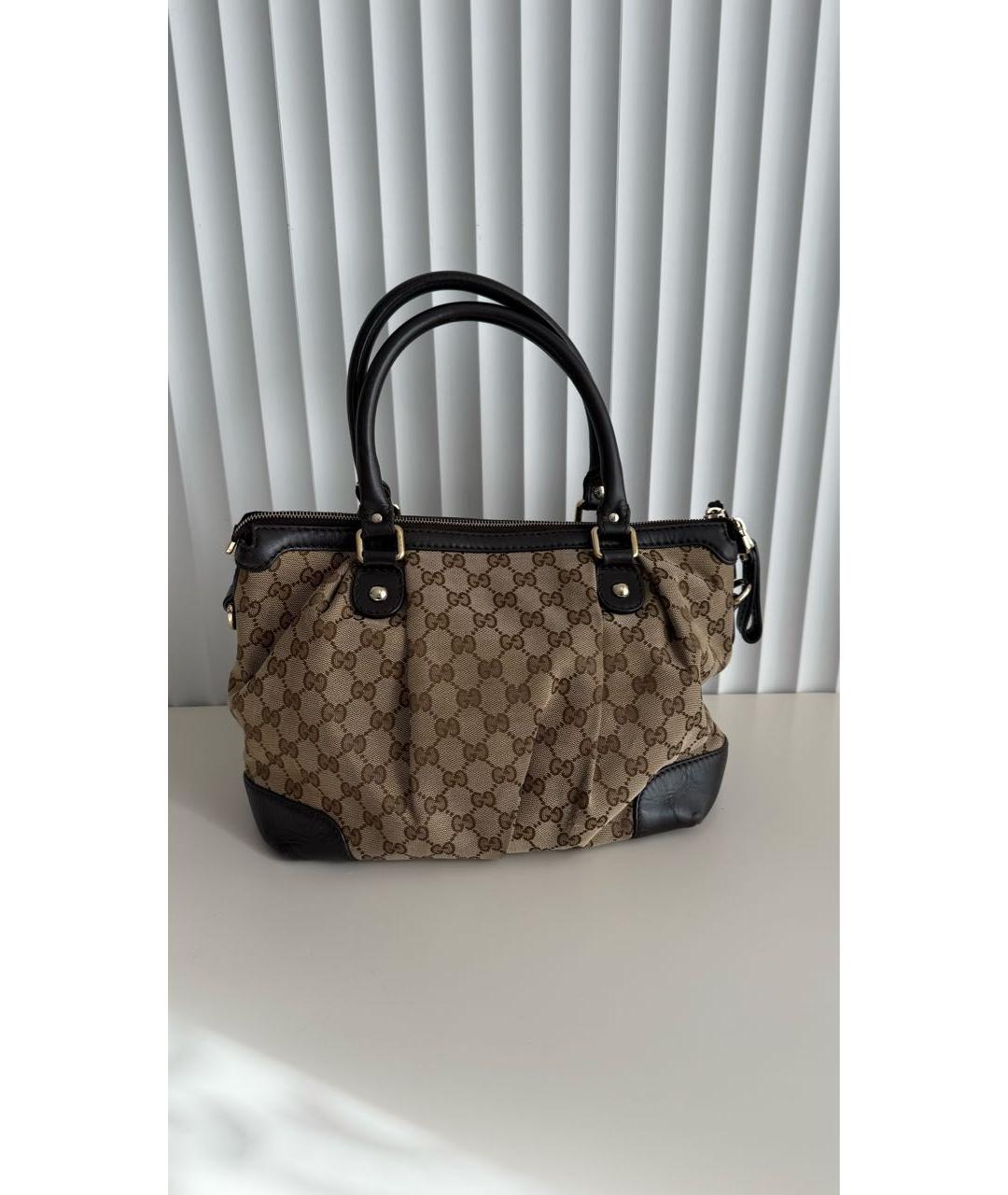 GUCCI Мульти сумка через плечо из канвы, фото 3