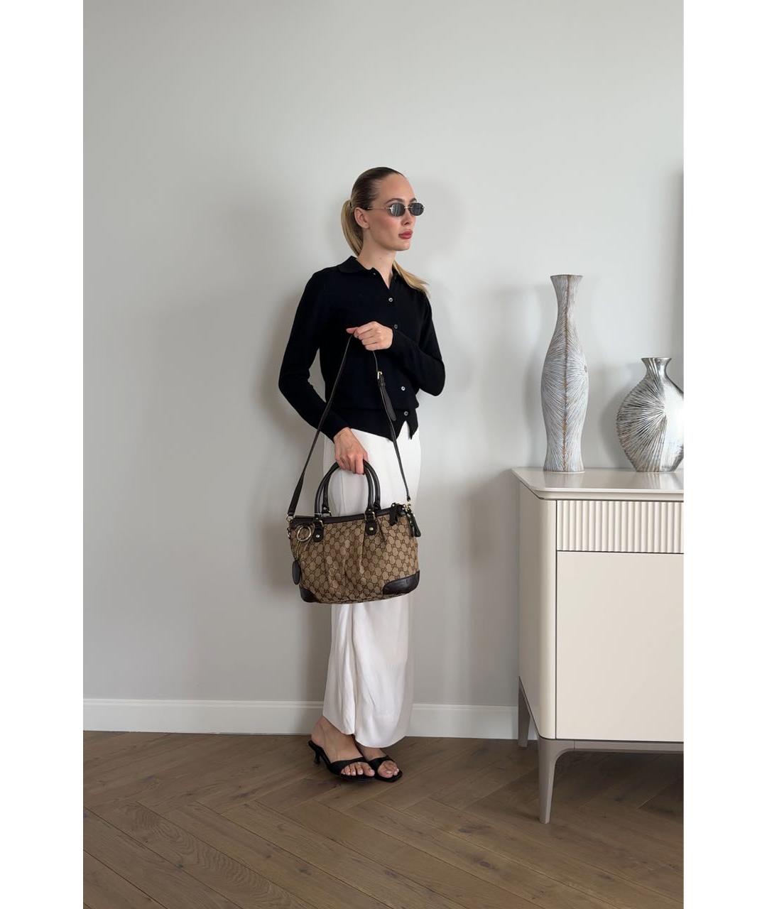 GUCCI Мульти сумка через плечо из канвы, фото 5