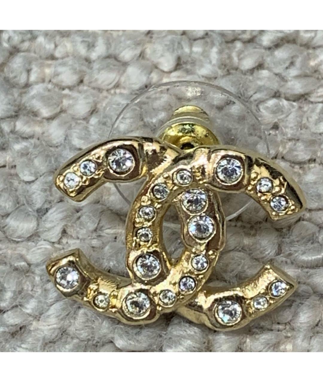 CHANEL Золотые серьги, фото 5