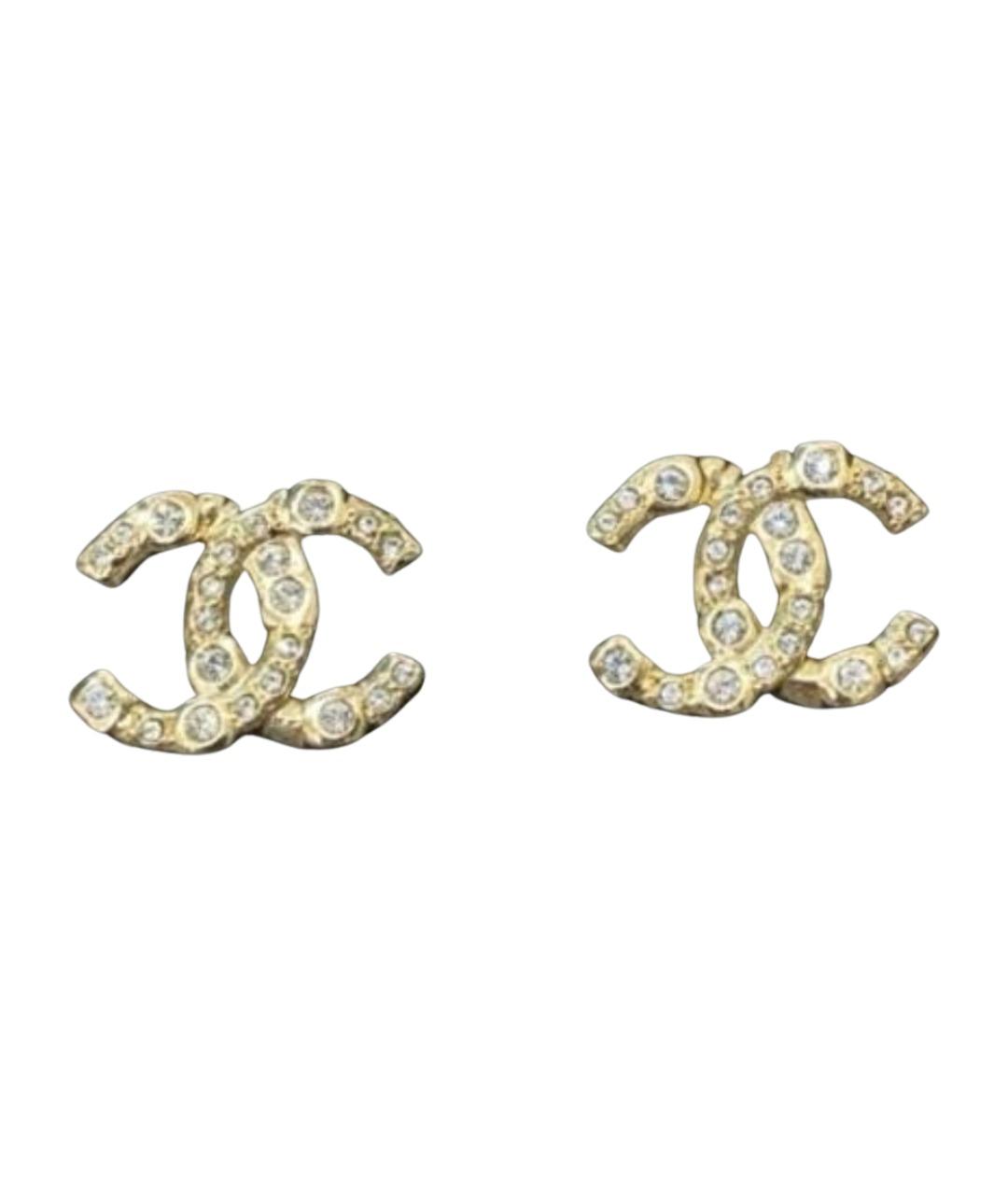 CHANEL Золотые серьги, фото 1