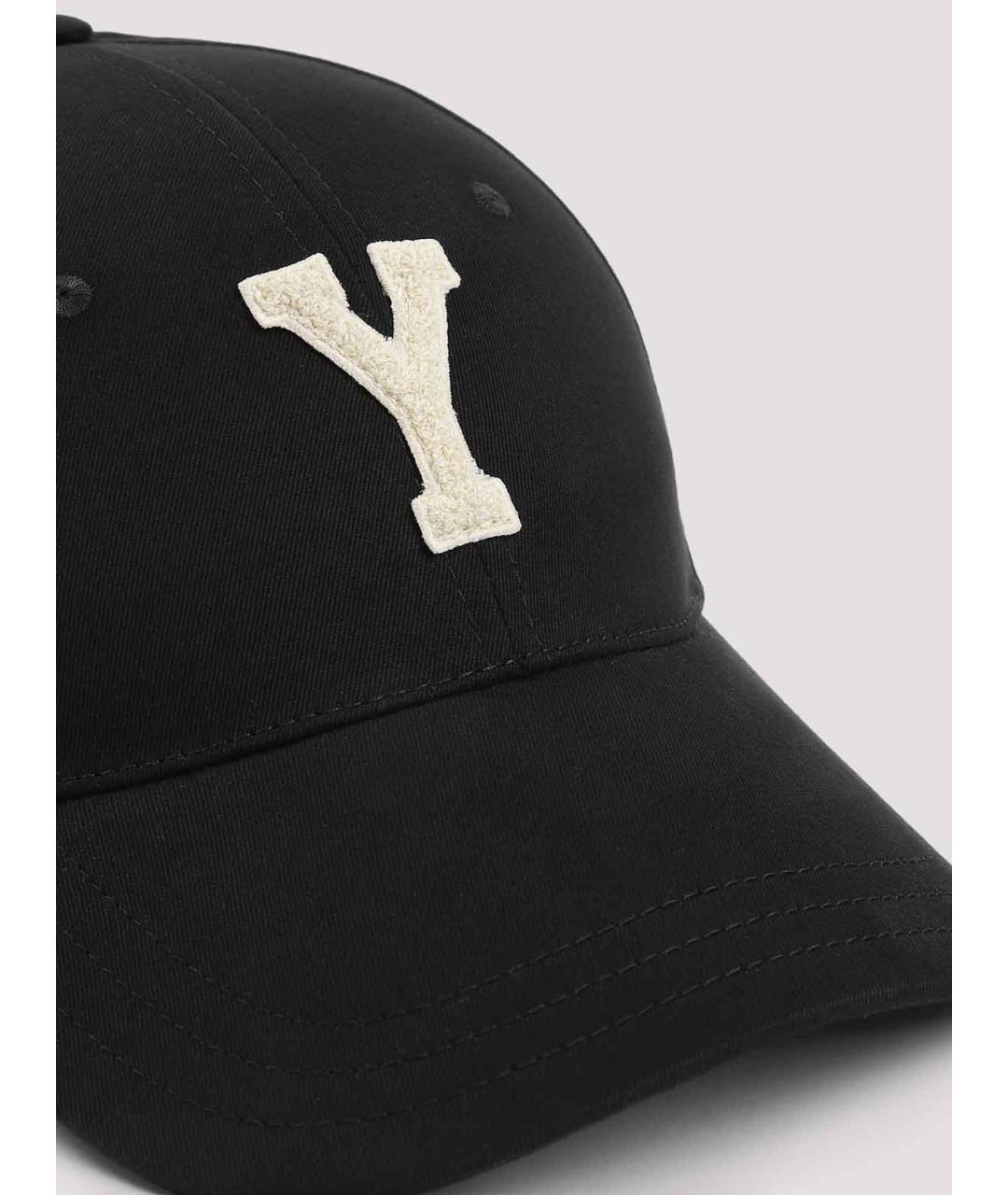SAINT LAURENT Черная хлопковая кепка/бейсболка, фото 3