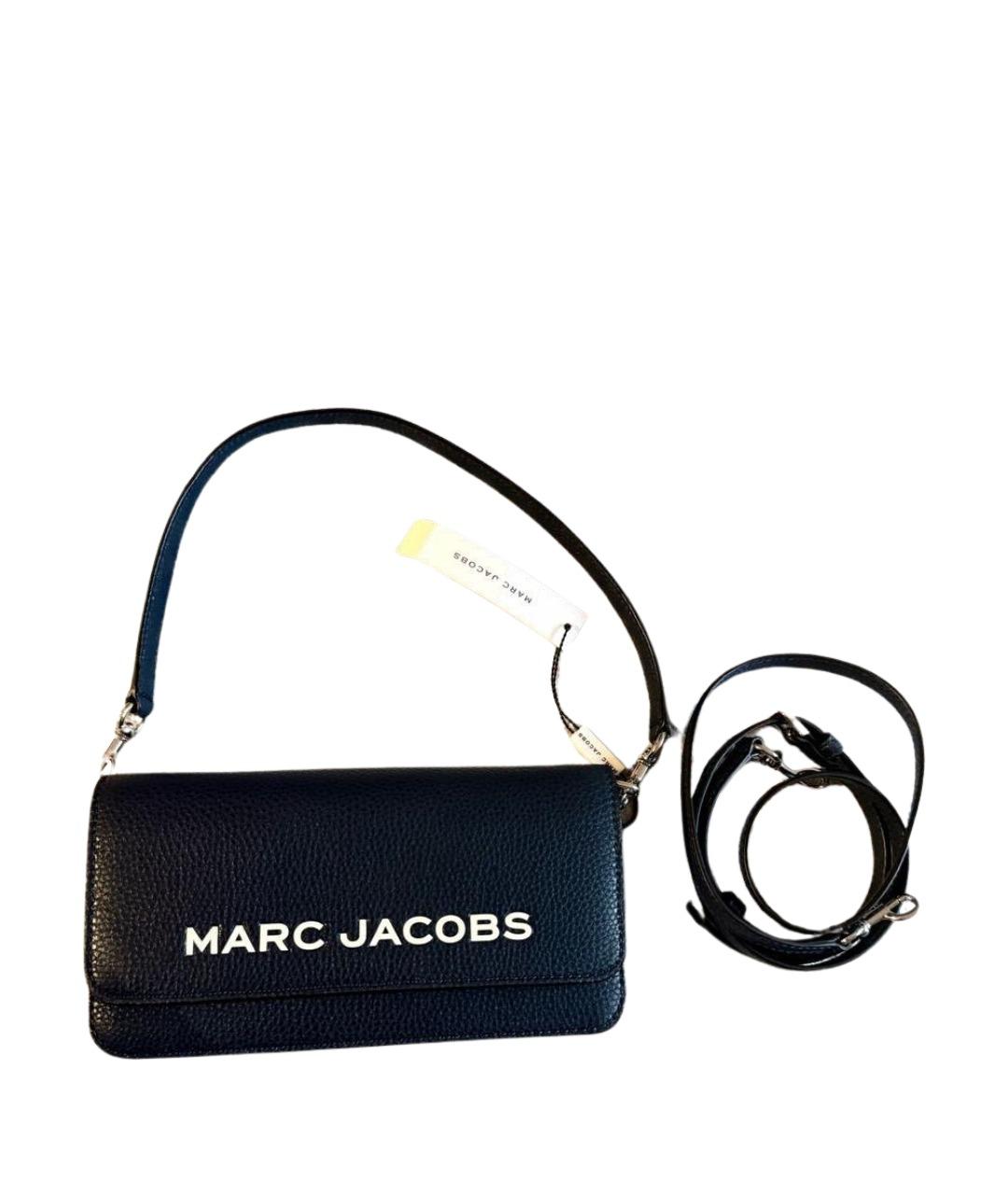 MARC JACOBS Темно-синяя кожаная сумка через плечо, фото 1