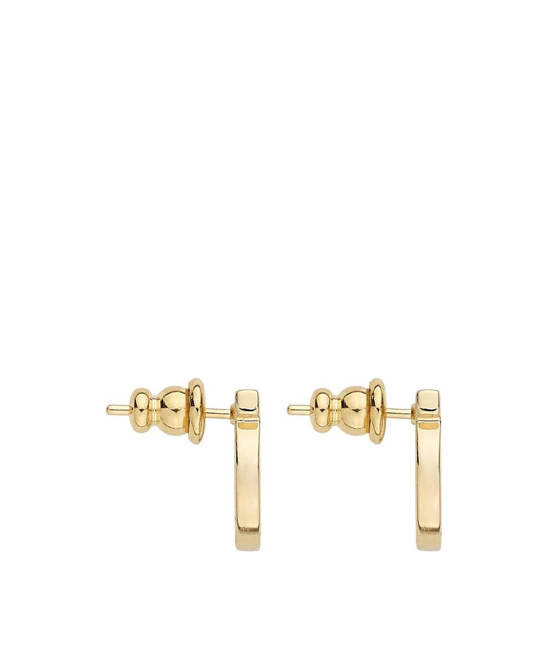 FERRAGAMO Золотые серьги из желтого золота, фото 3