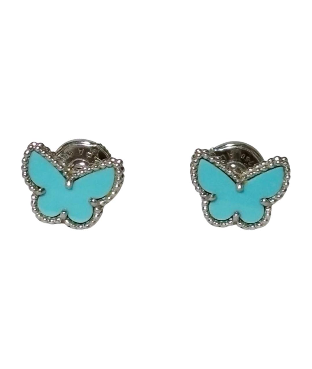 VAN CLEEF & ARPELS Серебряные серьги из белого золота, фото 1