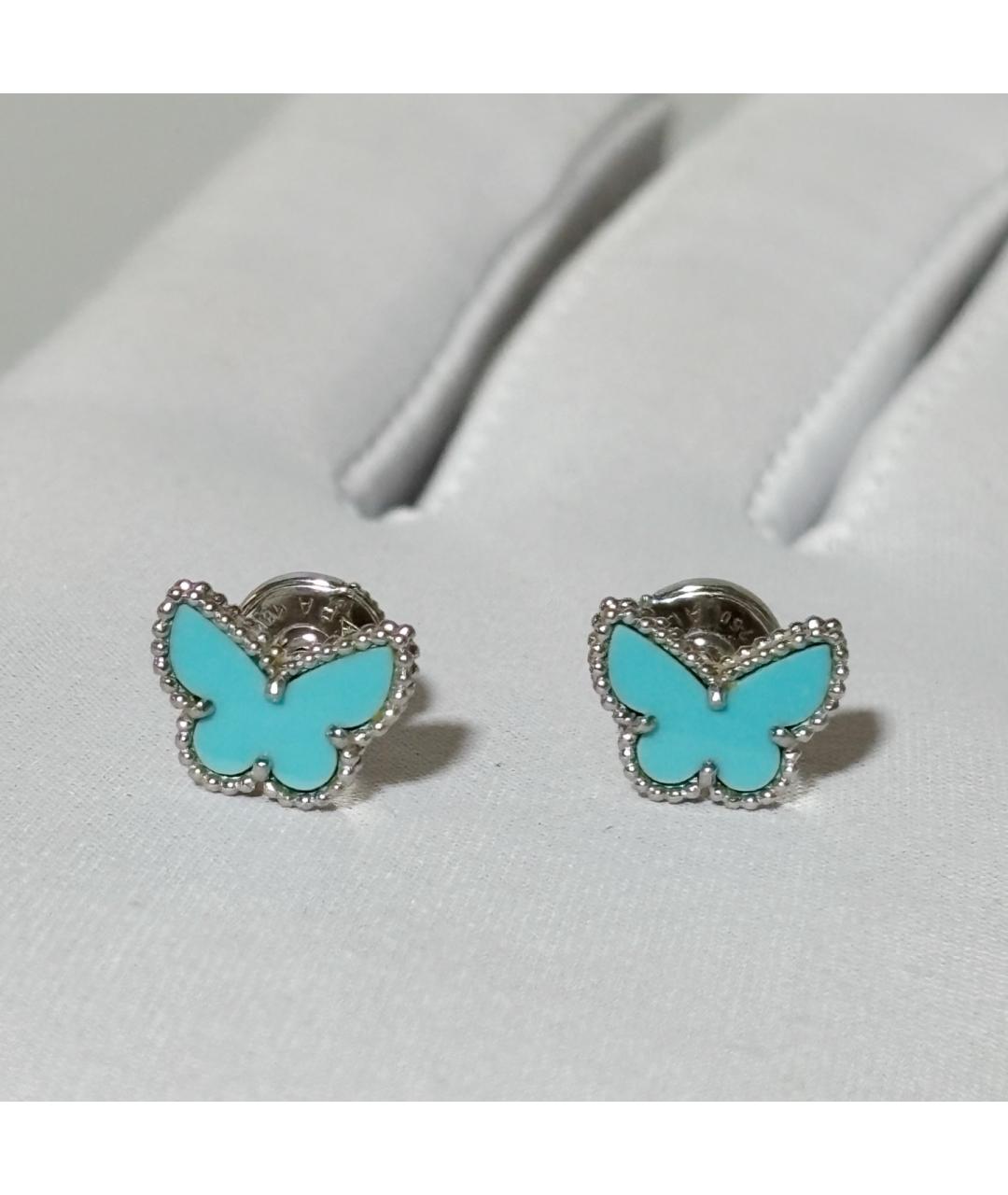 VAN CLEEF & ARPELS Серебряные серьги из белого золота, фото 6