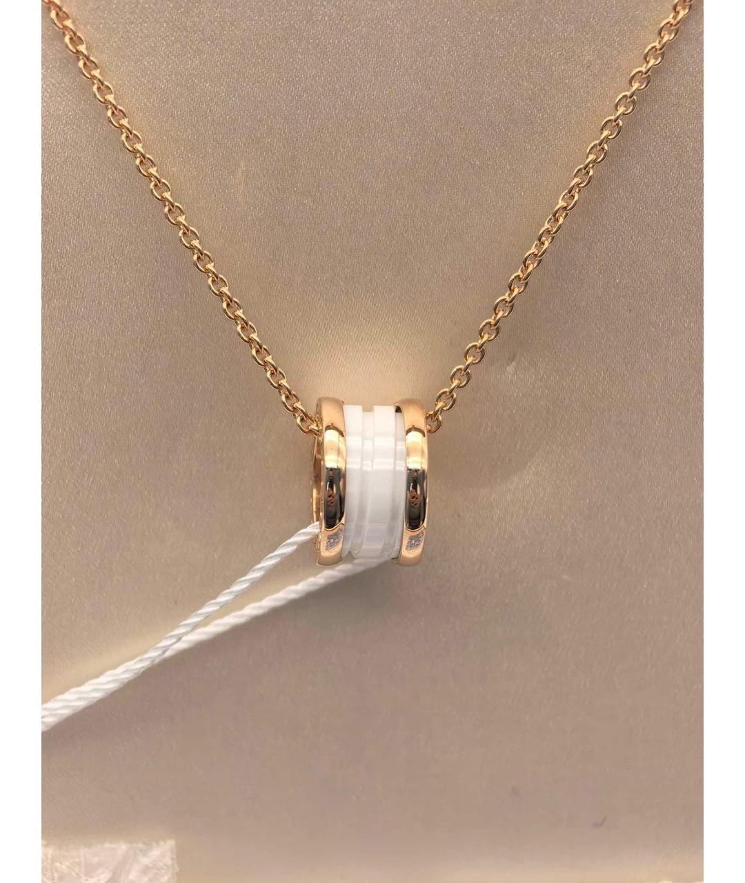 BVLGARI Золотое колье из розового золота, фото 3
