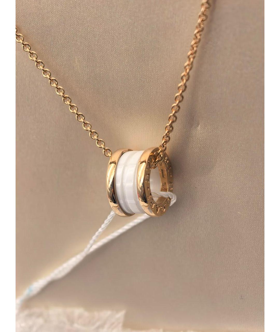 BVLGARI Золотое колье из розового золота, фото 2