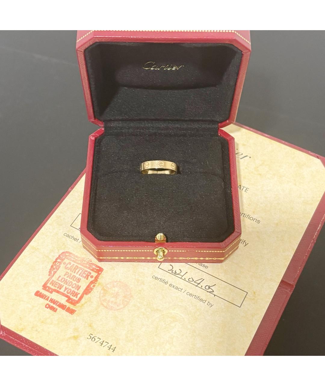 CARTIER Золотое кольцо из розового золота, фото 2