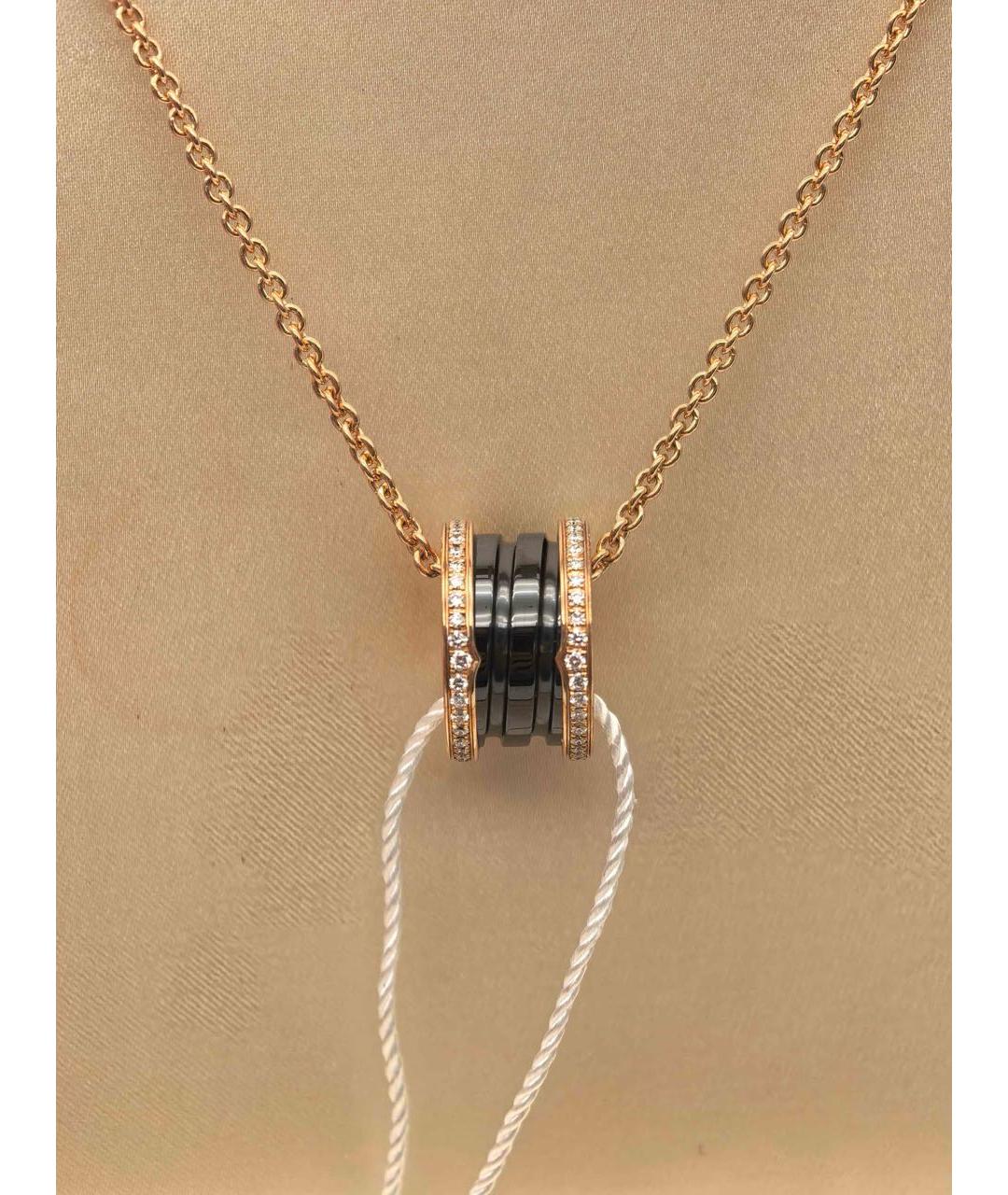 BVLGARI Золотое колье из розового золота, фото 3