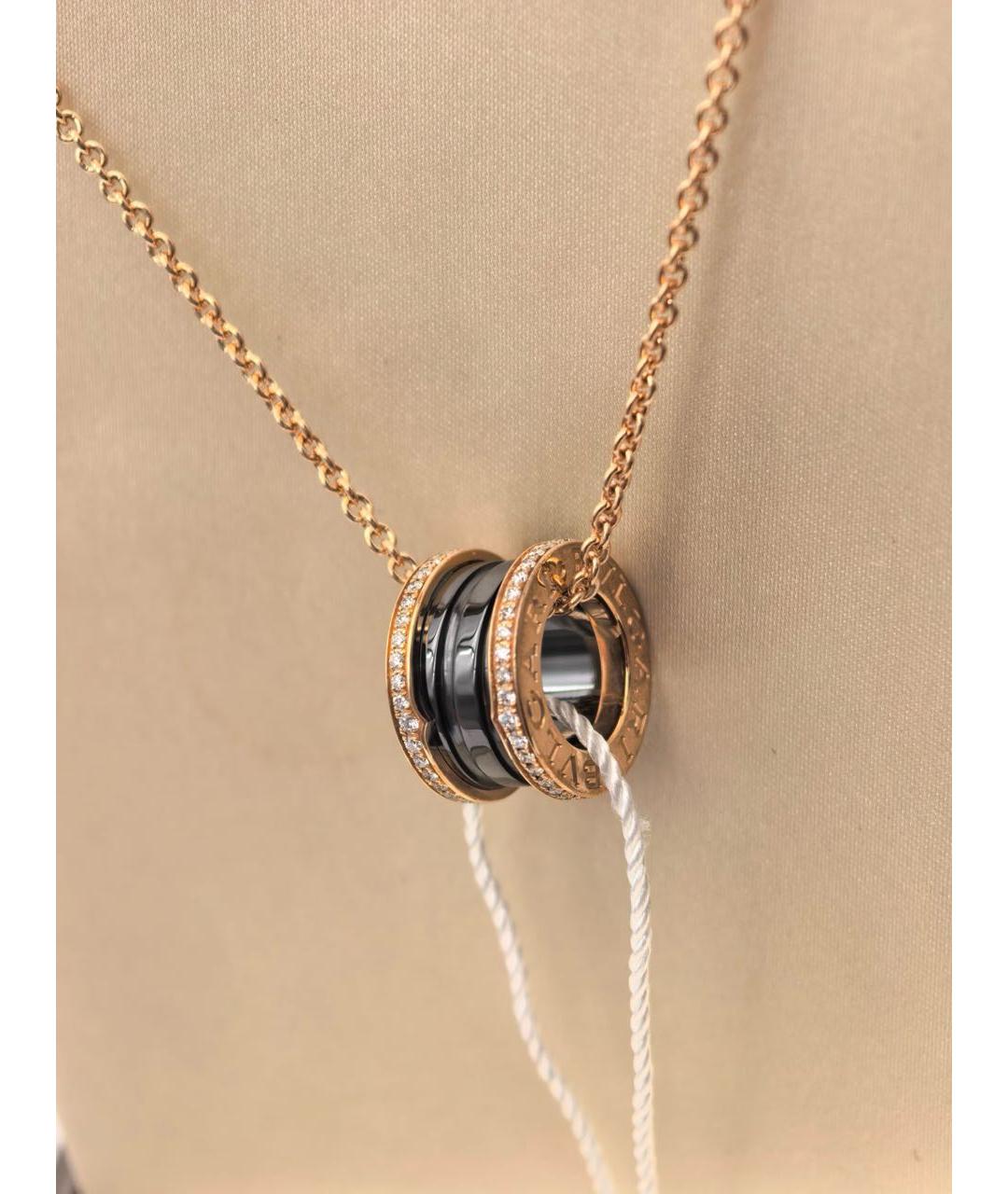 BVLGARI Золотое колье из розового золота, фото 2