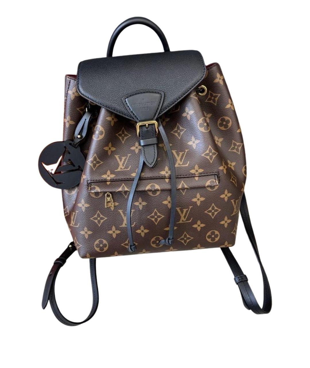 LOUIS VUITTON Черный рюкзак из канвы, фото 1