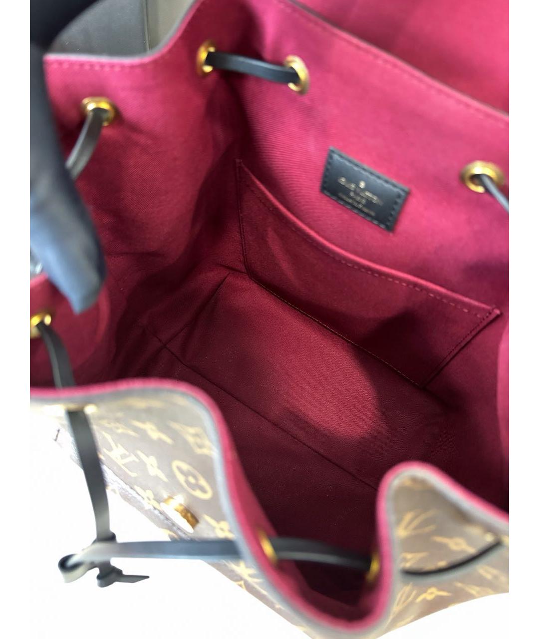 LOUIS VUITTON Черный рюкзак из канвы, фото 4