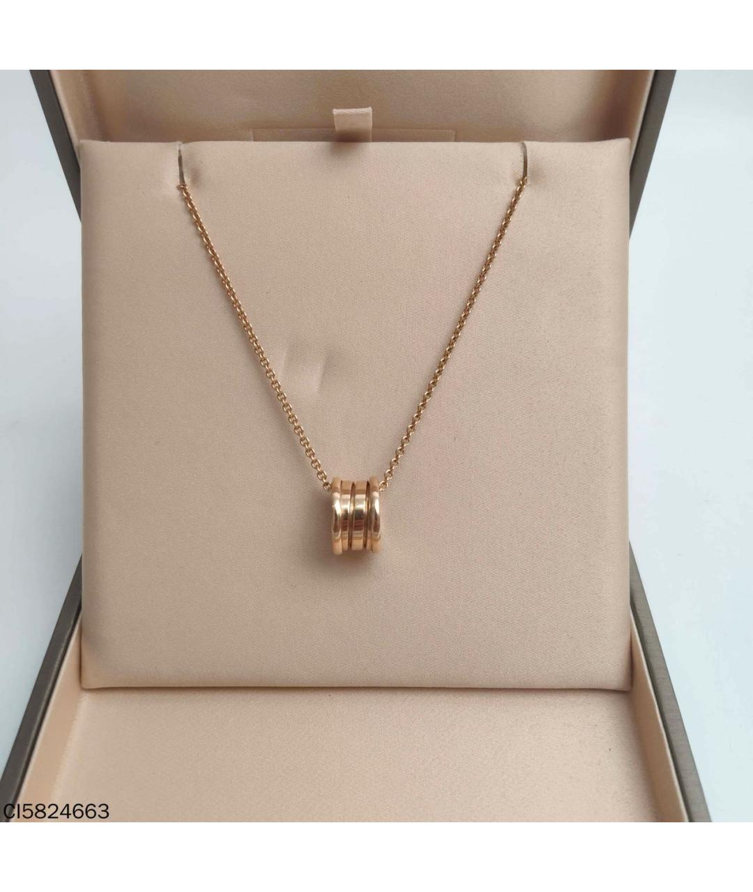 BVLGARI Золотое колье из розового золота, фото 4