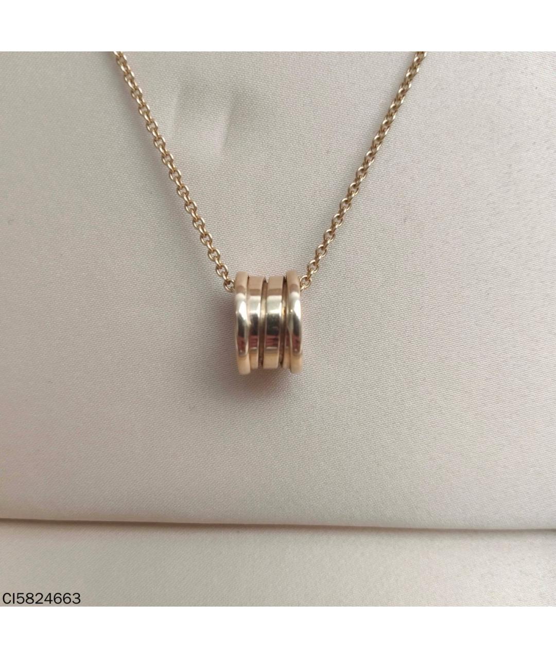 BVLGARI Золотое колье из розового золота, фото 5