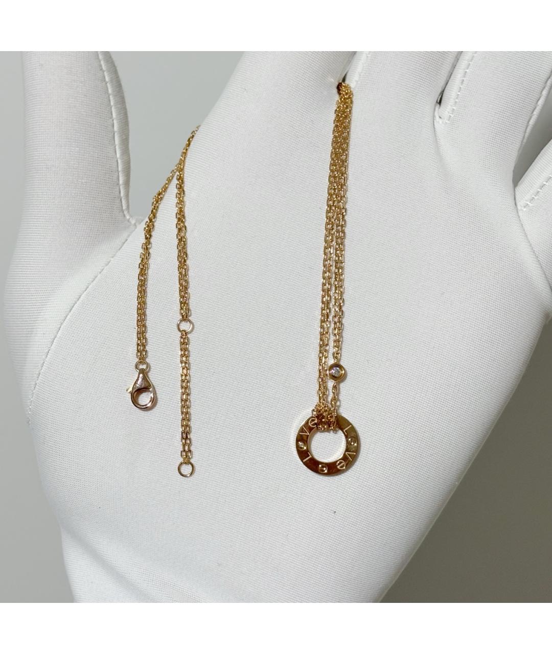 CARTIER Золотое колье из розового золота, фото 3