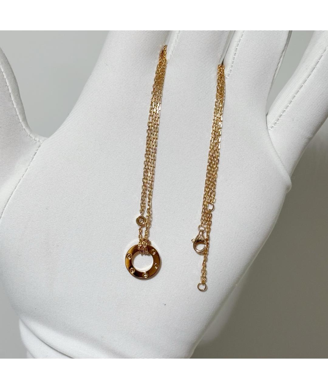 CARTIER Золотое колье из розового золота, фото 4