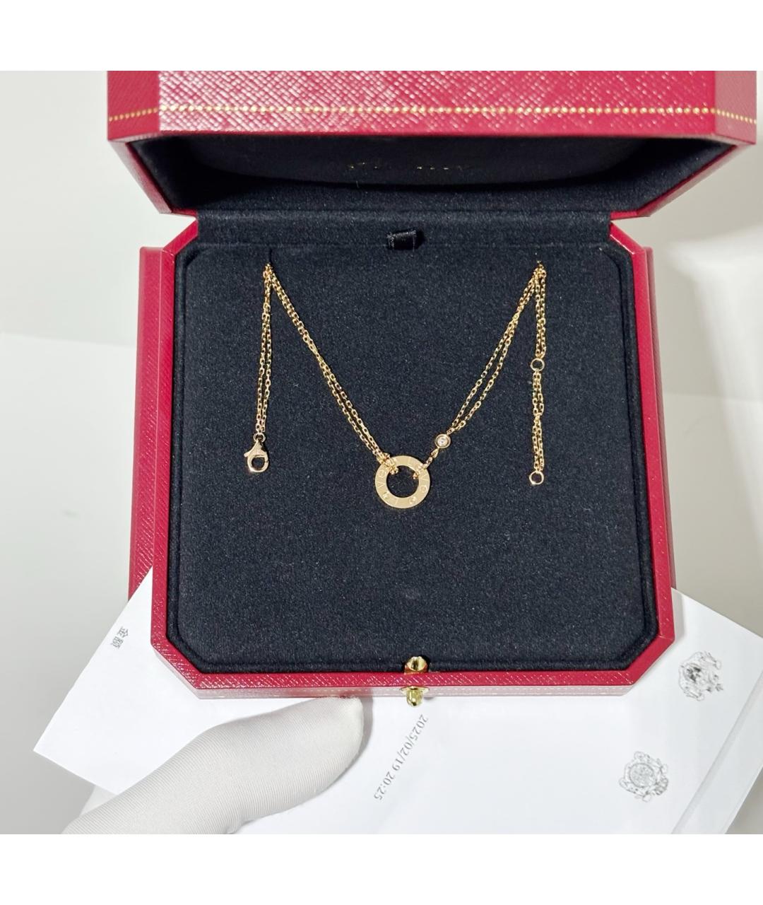 CARTIER Золотое колье из розового золота, фото 8