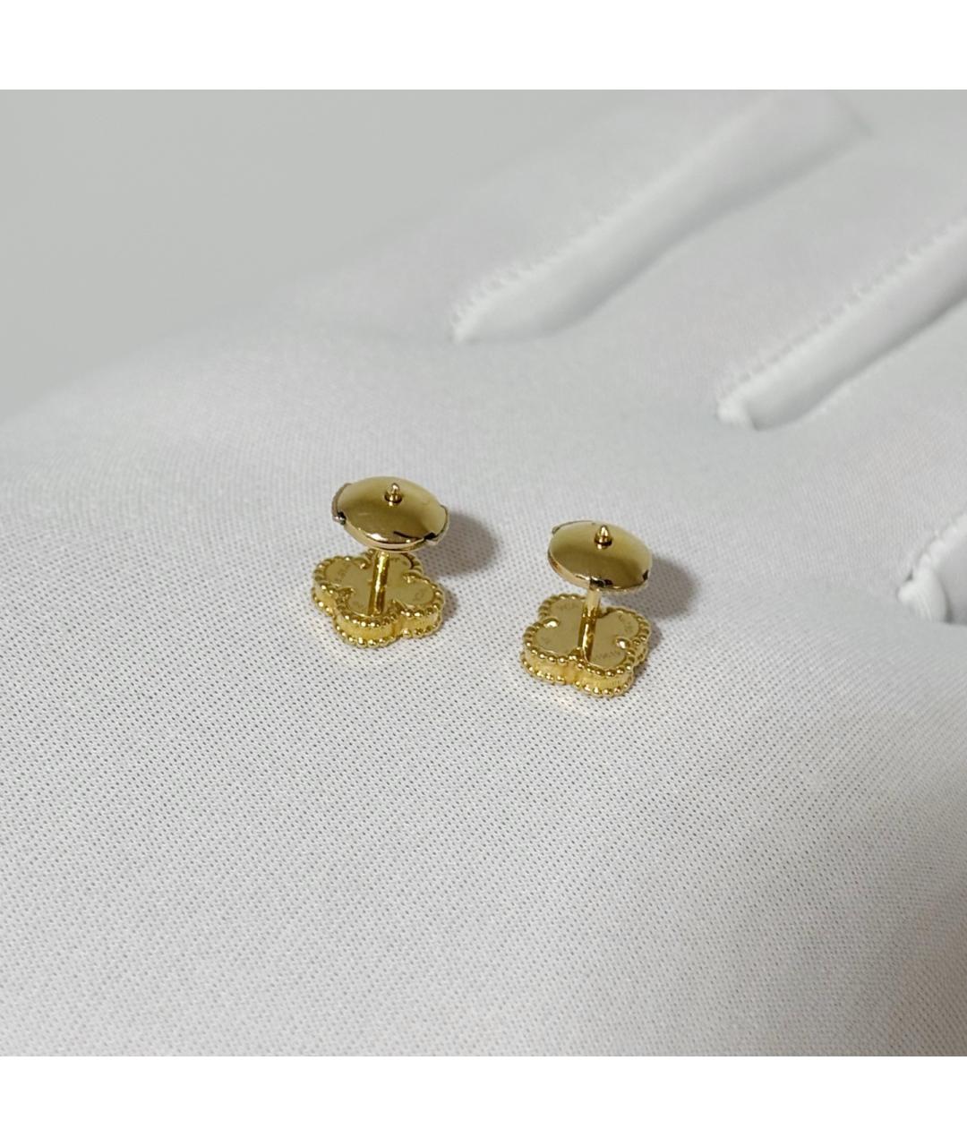 VAN CLEEF & ARPELS Золотые серьги из желтого золота, фото 3