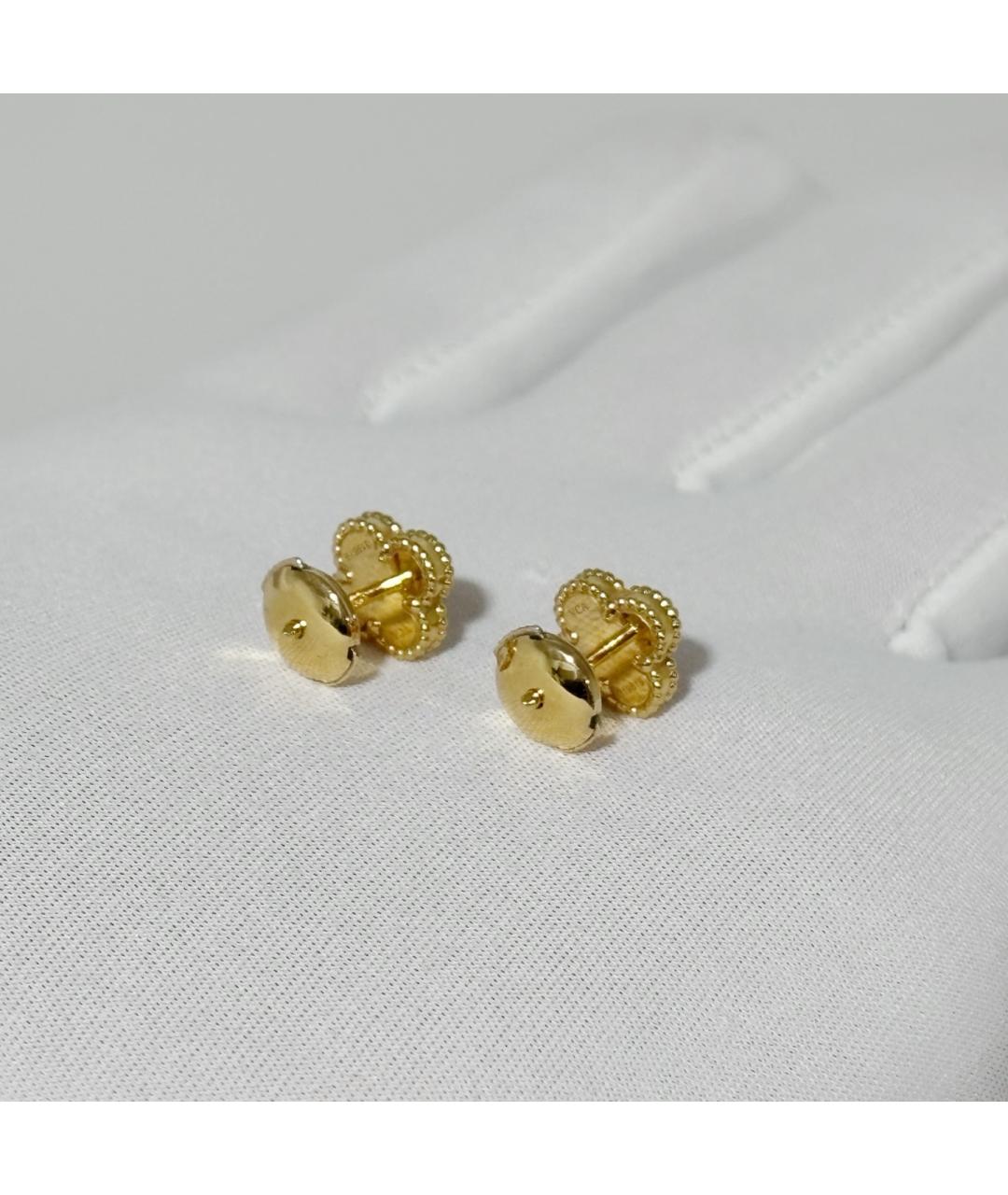 VAN CLEEF & ARPELS Золотые серьги из желтого золота, фото 4