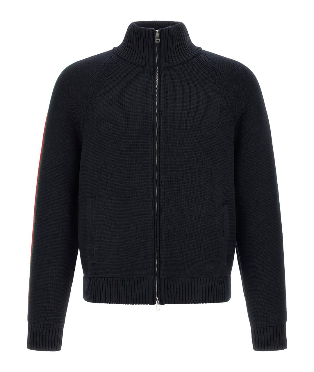 GUCCI Синяя шерстяная куртка, фото 1