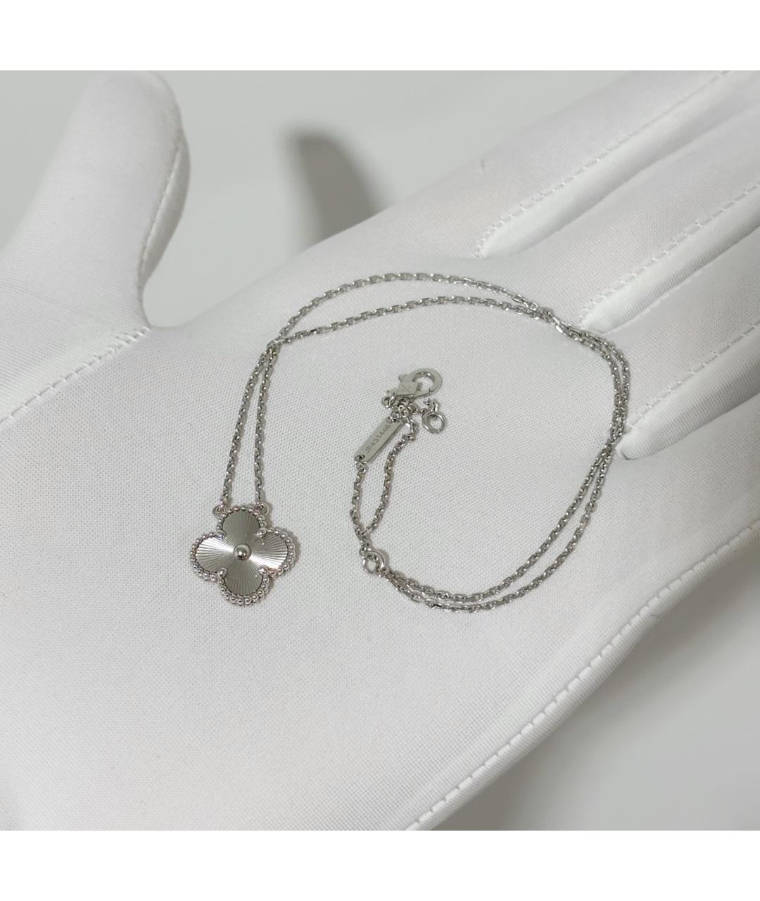 VAN CLEEF & ARPELS Серебряное колье из белого золота, фото 5