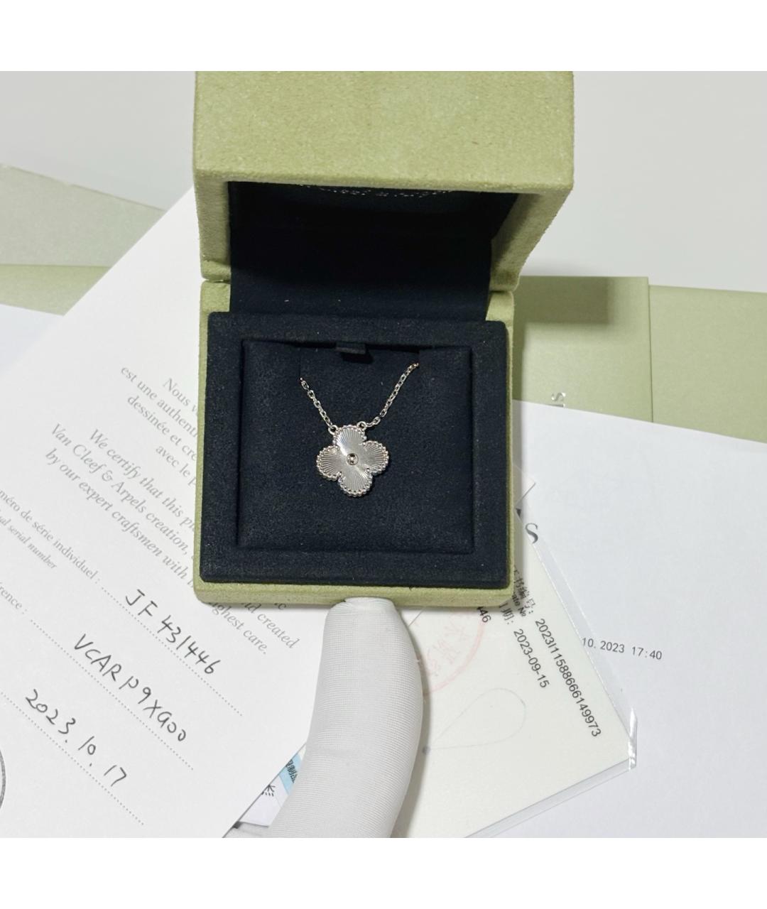 VAN CLEEF & ARPELS Серебряное колье из белого золота, фото 2