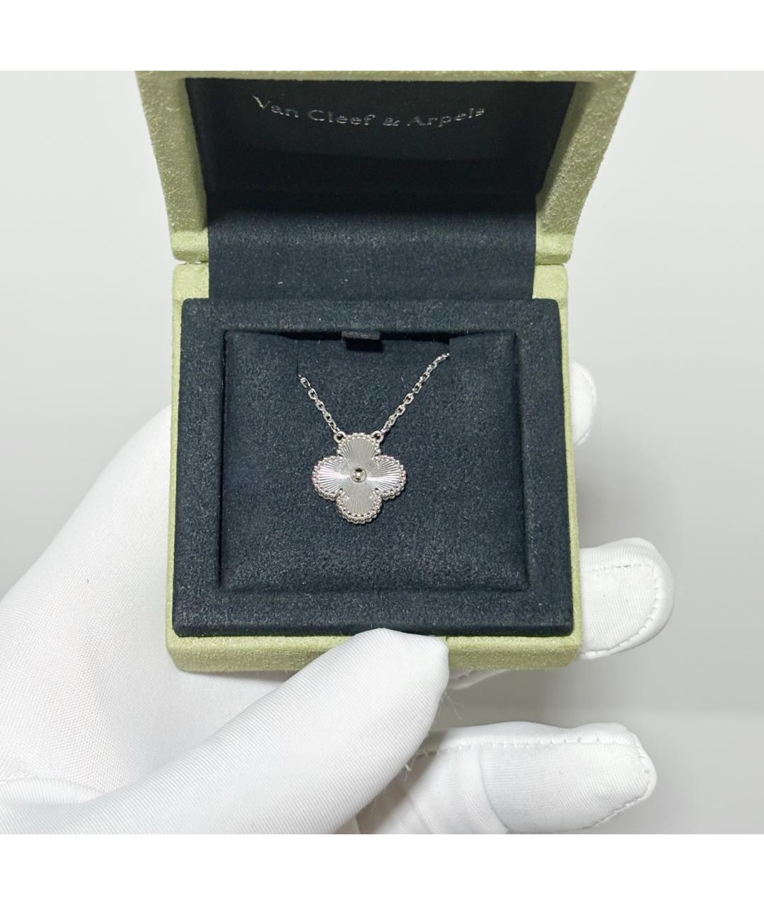 VAN CLEEF & ARPELS Серебряное колье из белого золота, фото 3