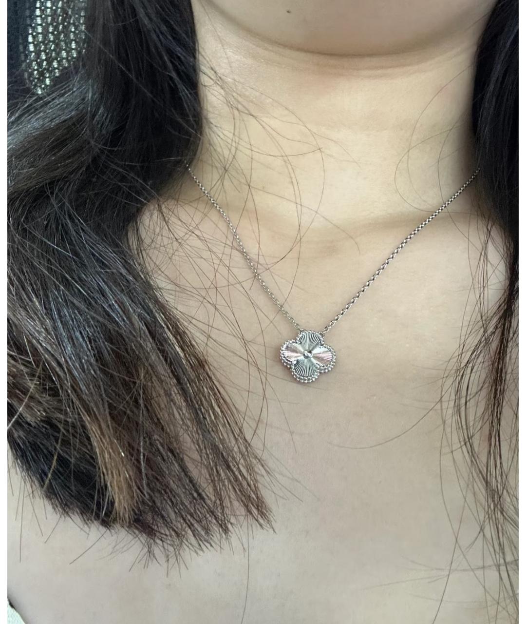 VAN CLEEF & ARPELS Серебряное колье из белого золота, фото 7