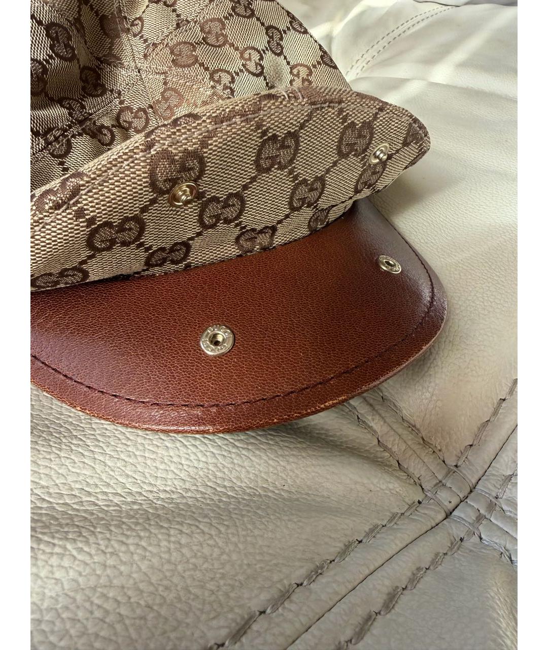 GUCCI Бежевая кепка, фото 2