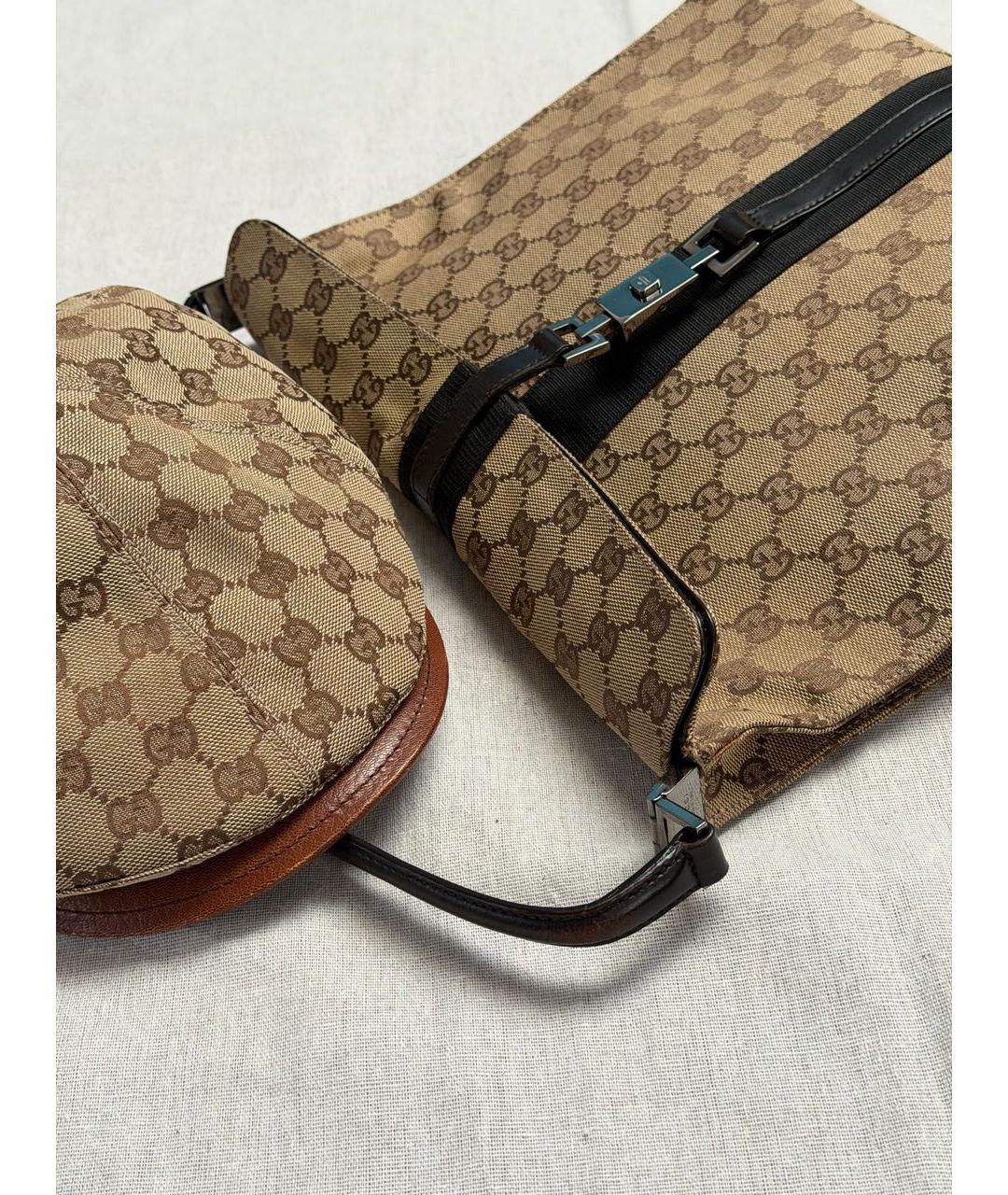 GUCCI Бежевая кепка, фото 7