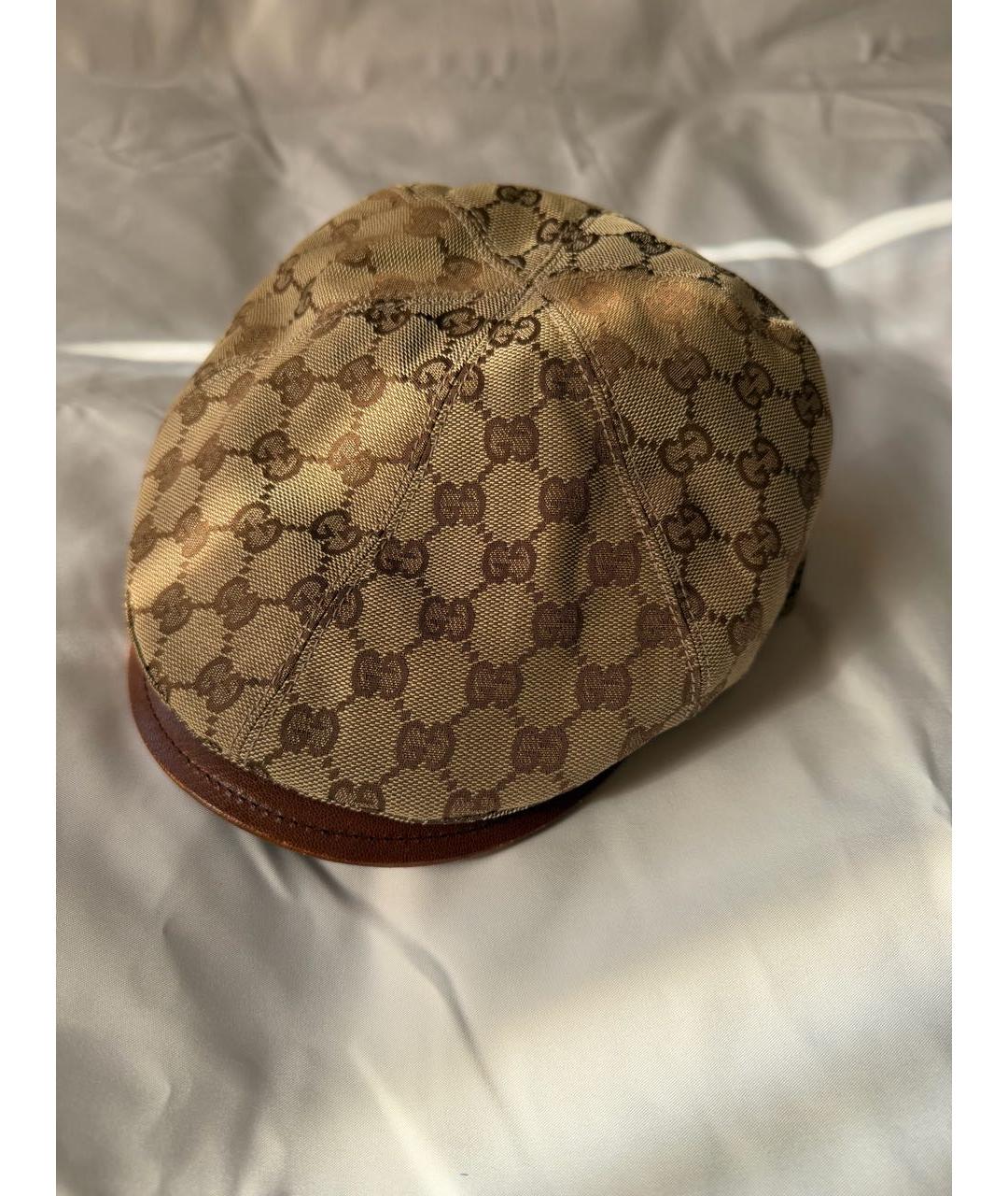 GUCCI Бежевая кепка, фото 8