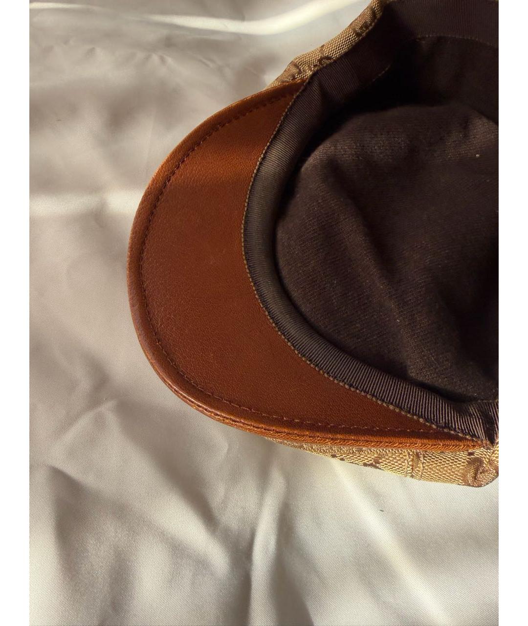 GUCCI Бежевая кепка, фото 5