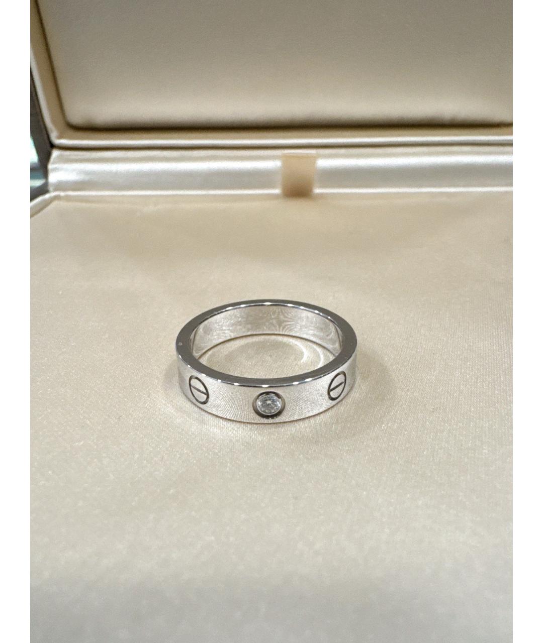 CARTIER Серебряное кольцо из белого золота, фото 2