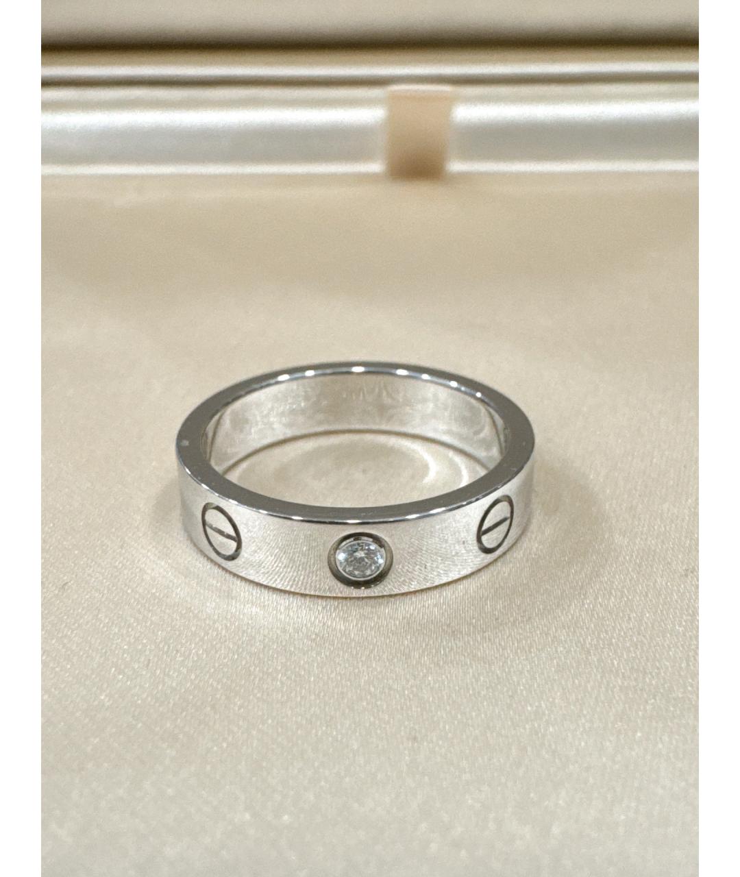 CARTIER Серебряное кольцо из белого золота, фото 8