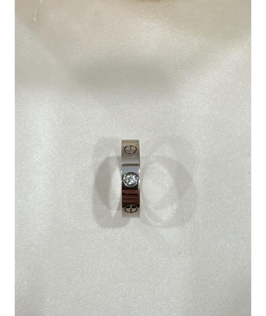 CARTIER Серебряное кольцо из белого золота, фото 7