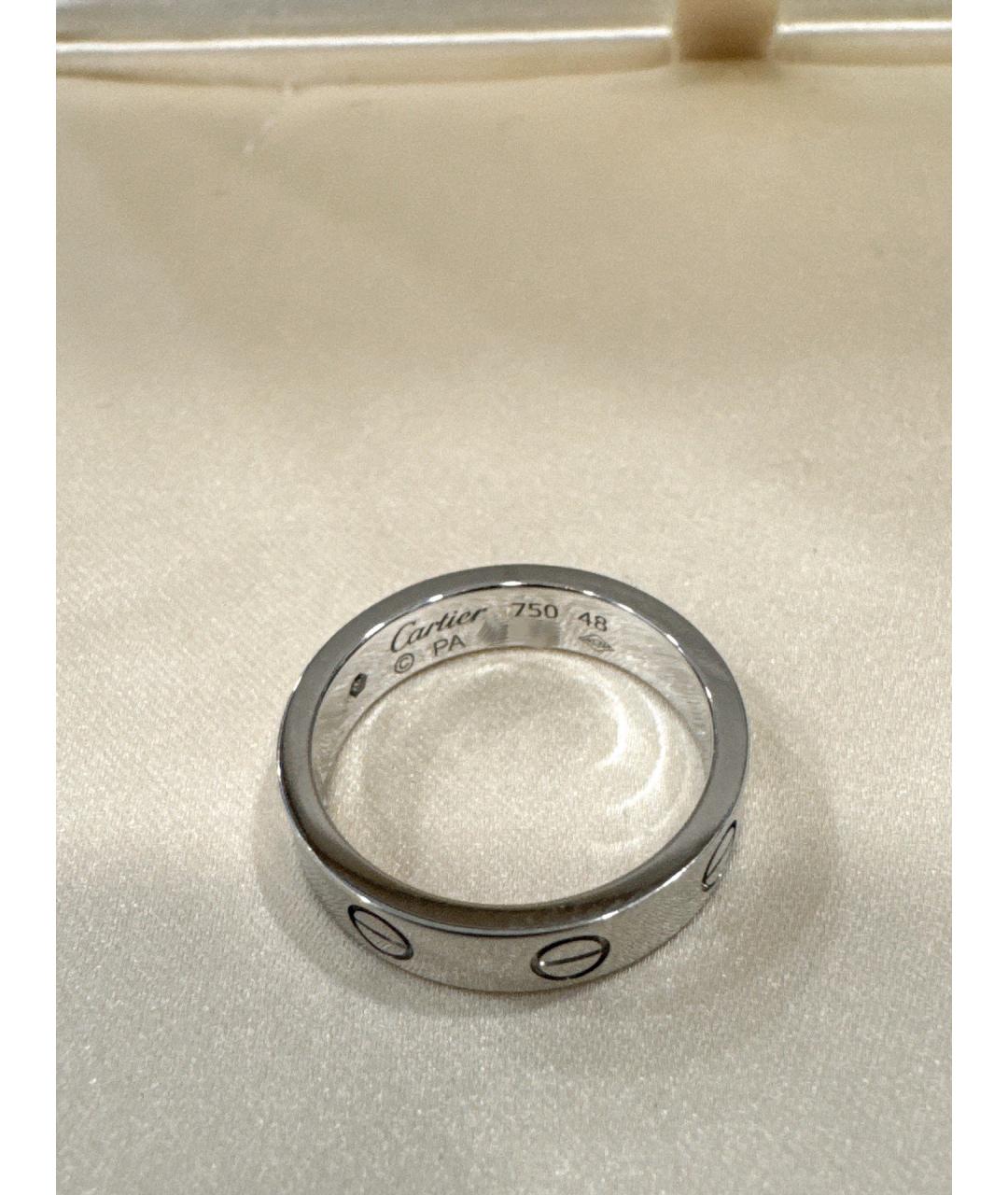 CARTIER Серебряное кольцо из белого золота, фото 3
