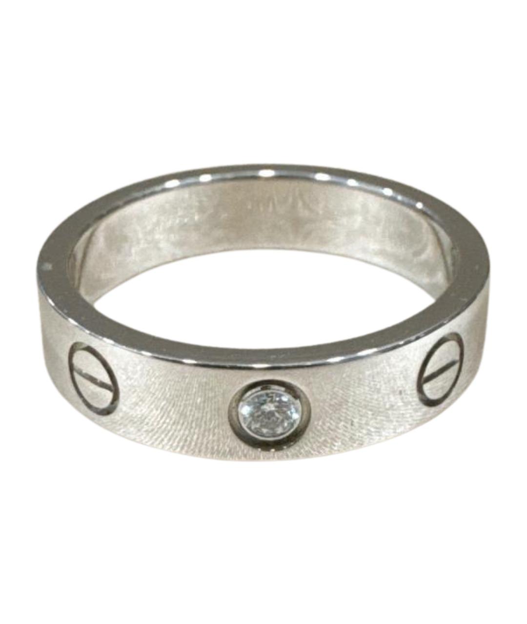 CARTIER Серебряное кольцо из белого золота, фото 1
