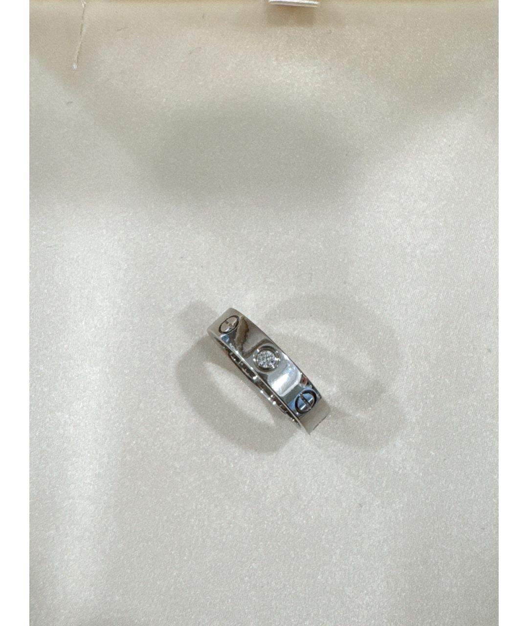 CARTIER Серебряное кольцо из белого золота, фото 6