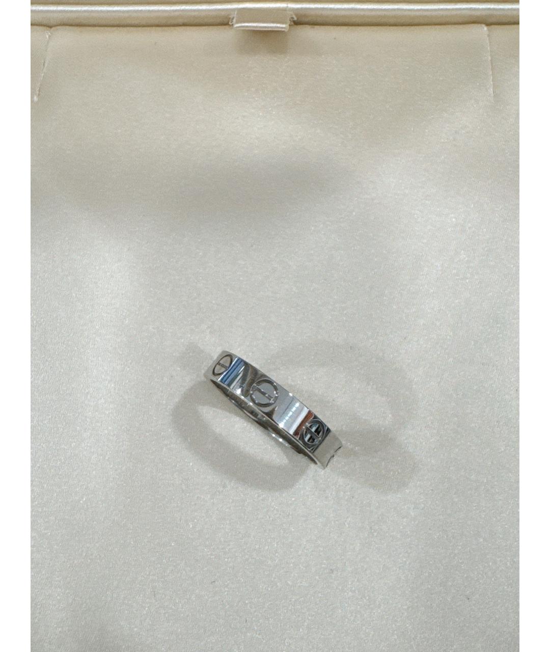 CARTIER Серебряное кольцо из белого золота, фото 5