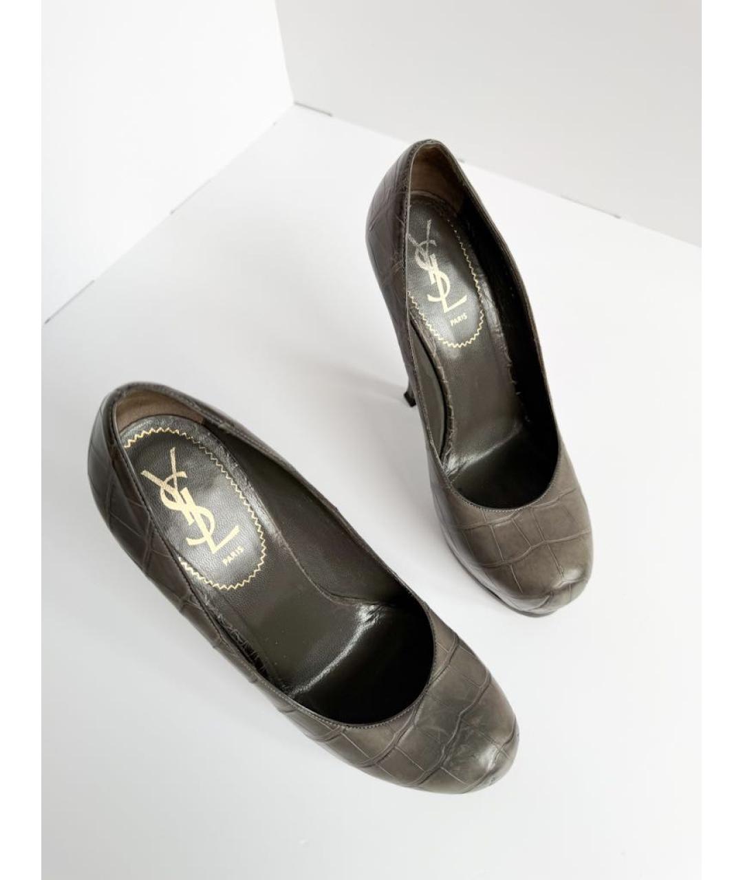 SAINT LAURENT Кожаные туфли, фото 3