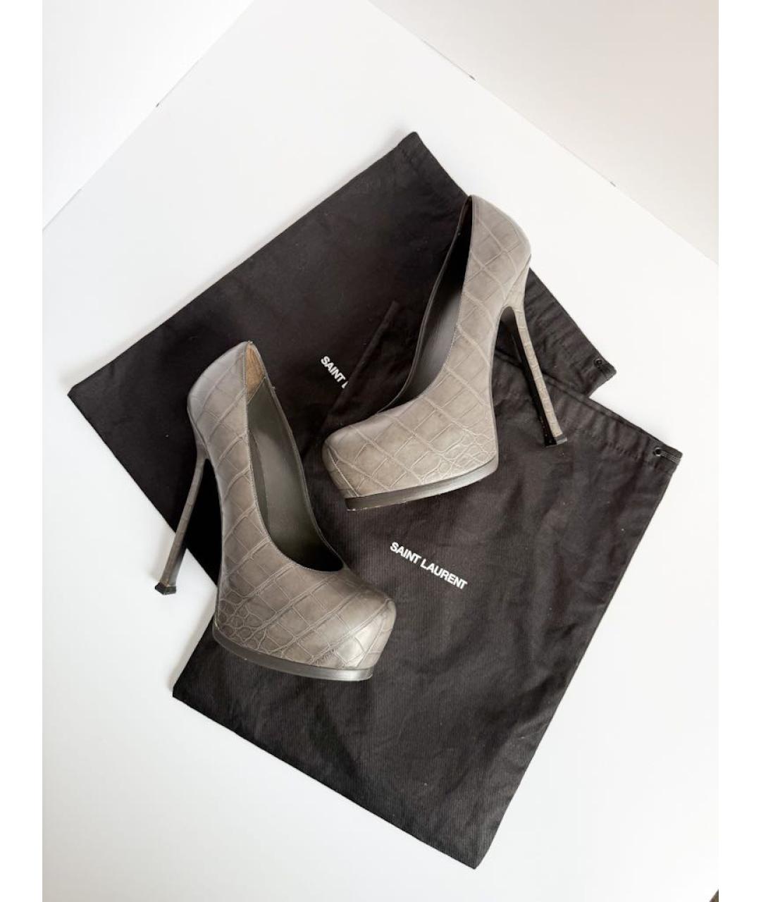 SAINT LAURENT Кожаные туфли, фото 5