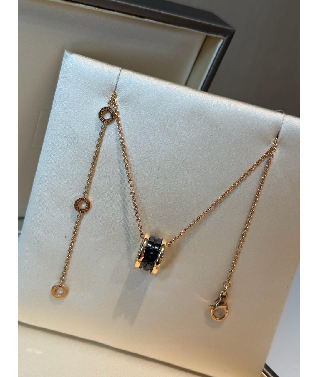 BVLGARI Золотое колье из розового золота, фото 2