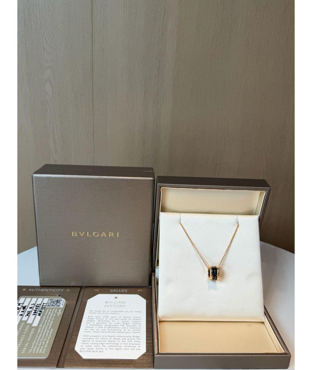 BVLGARI Золотое колье из розового золота, фото 3