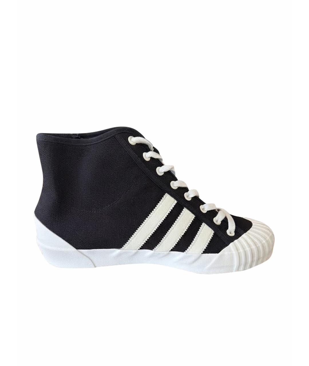 Y-3 Черные текстильные кеды, фото 1