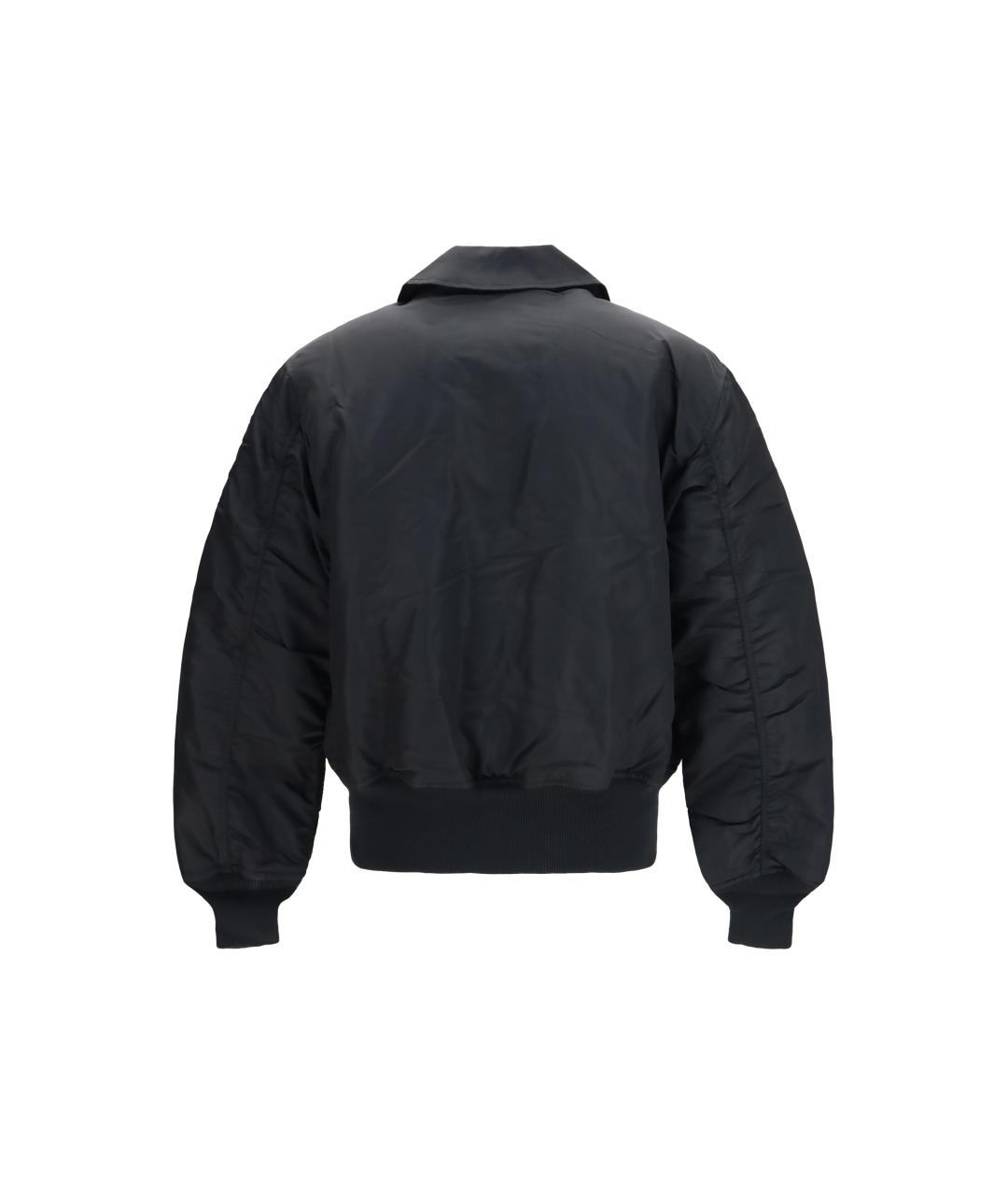 ALPHA INDUSTRIES Черная синтетическая куртка, фото 2
