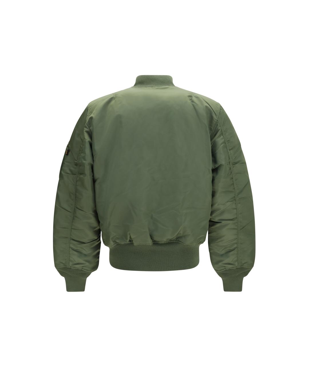 ALPHA INDUSTRIES Зеленая нейлоновая куртка, фото 2
